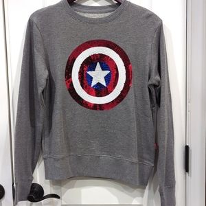 Marvel Captain America Sweatshirt NWOT